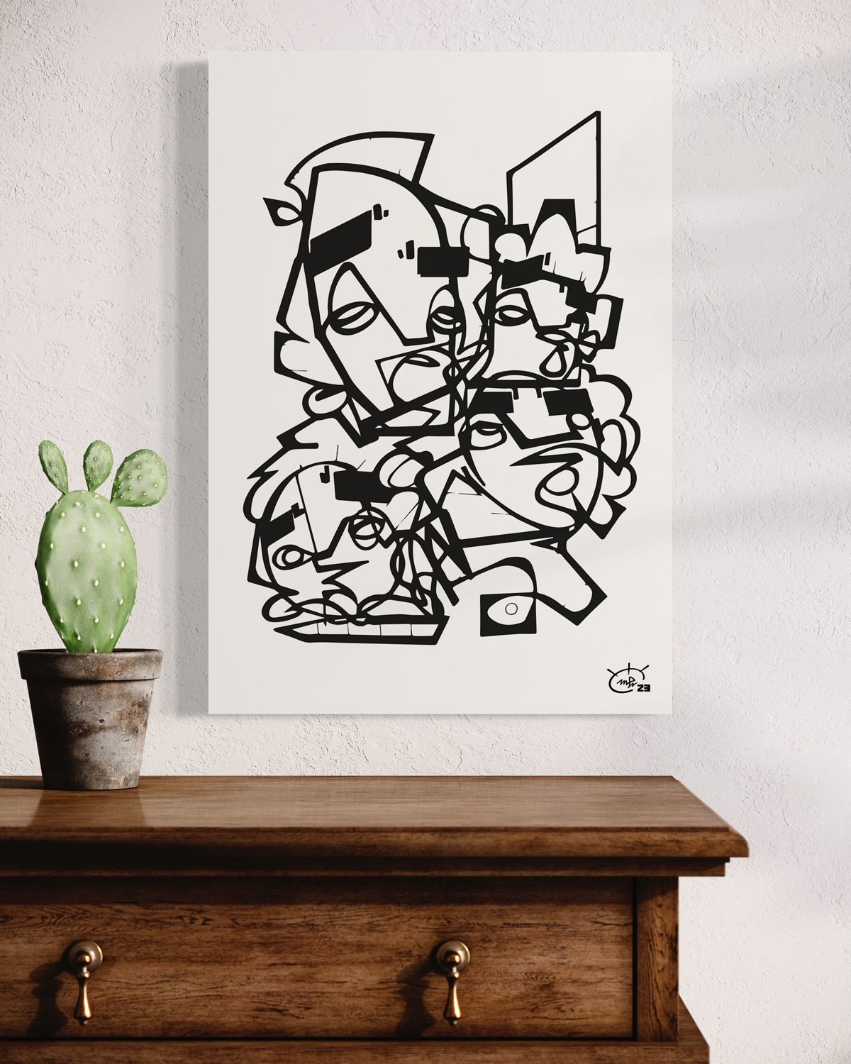 FRIENDSHIP | Contemporary canvas art print