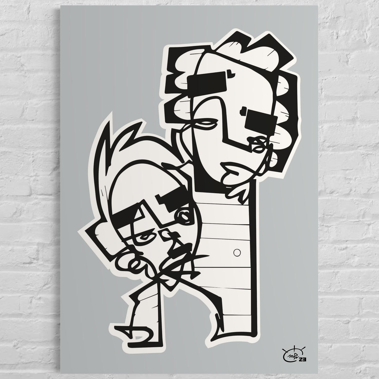 HIGHTOWER | One line canvas art print