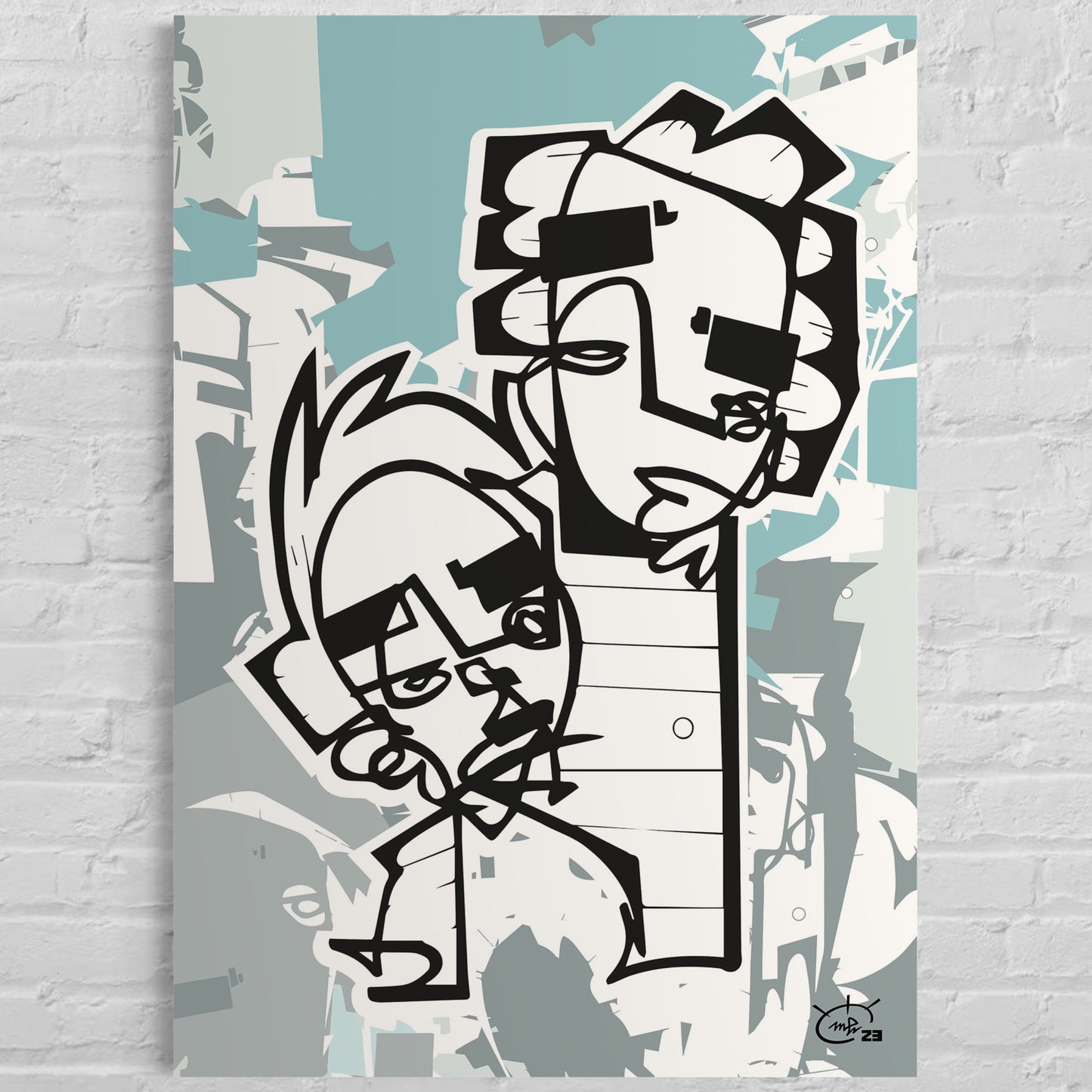 HIGHTOWER | One line canvas art print