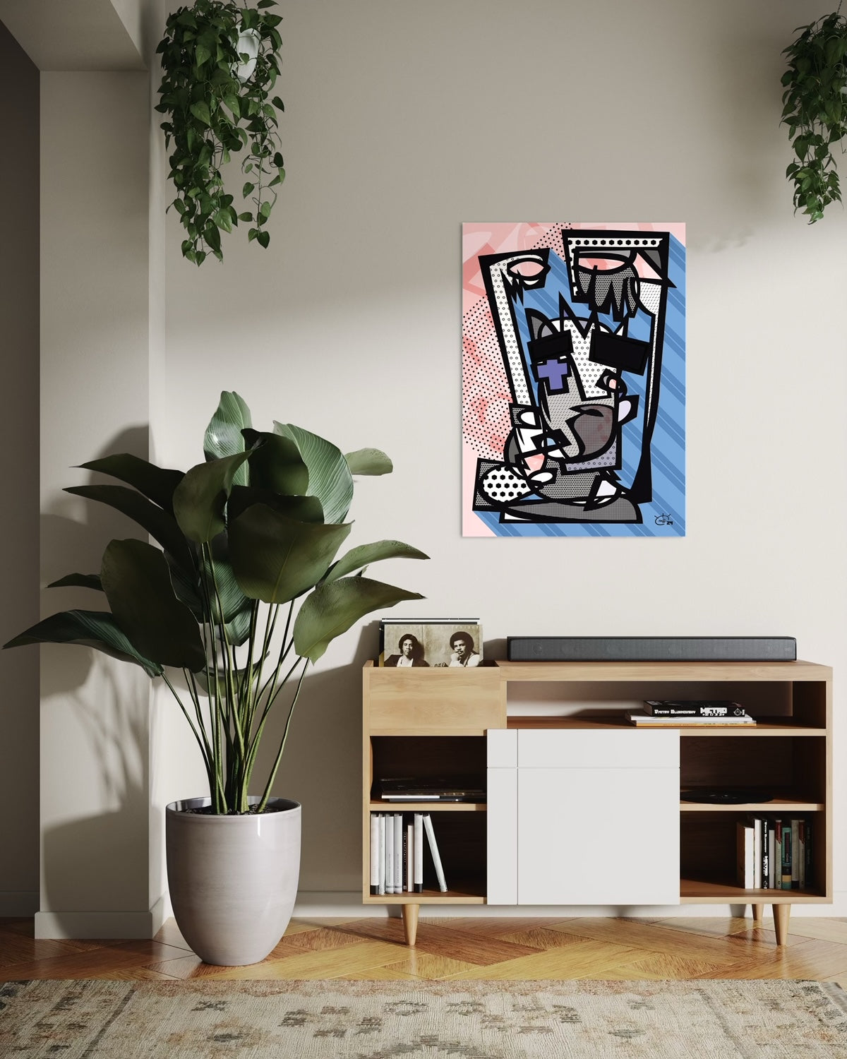 LIL WITCHA | One line modern abstract fine art poster