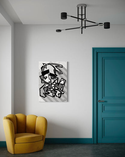 TIM IDO | Stylized modern abstract canvas art print