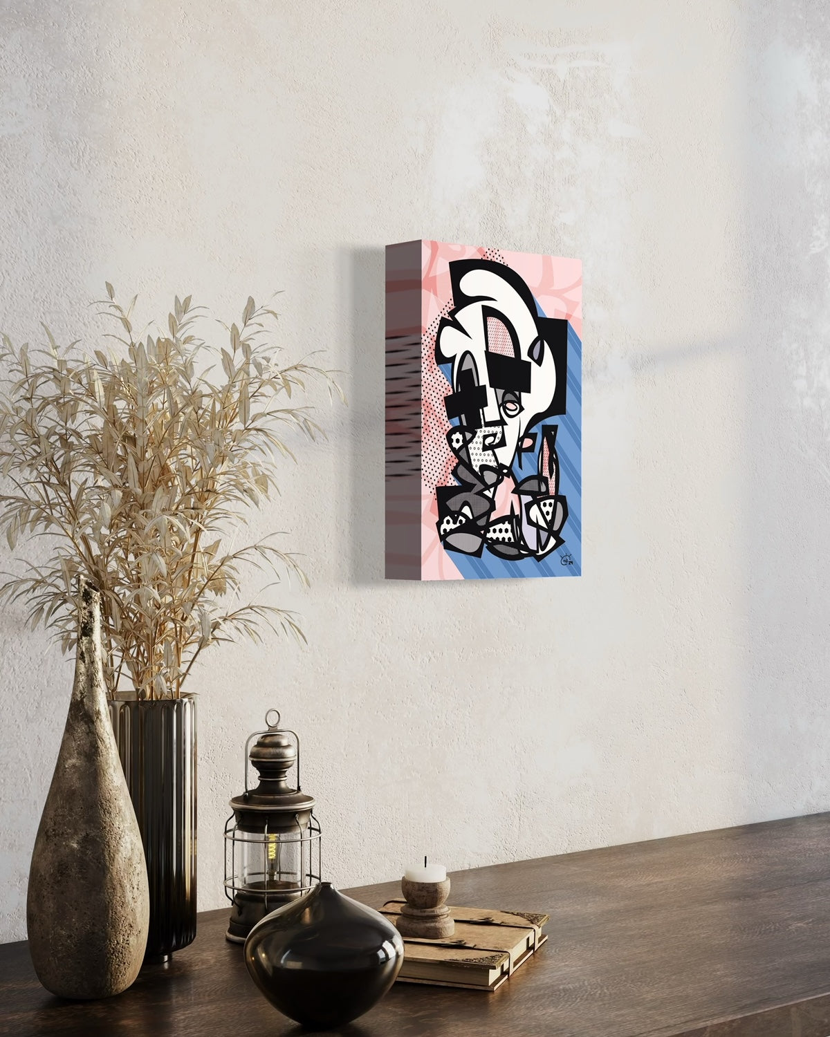 POPPA WHOPPA | Modern abstract fine canvas art print