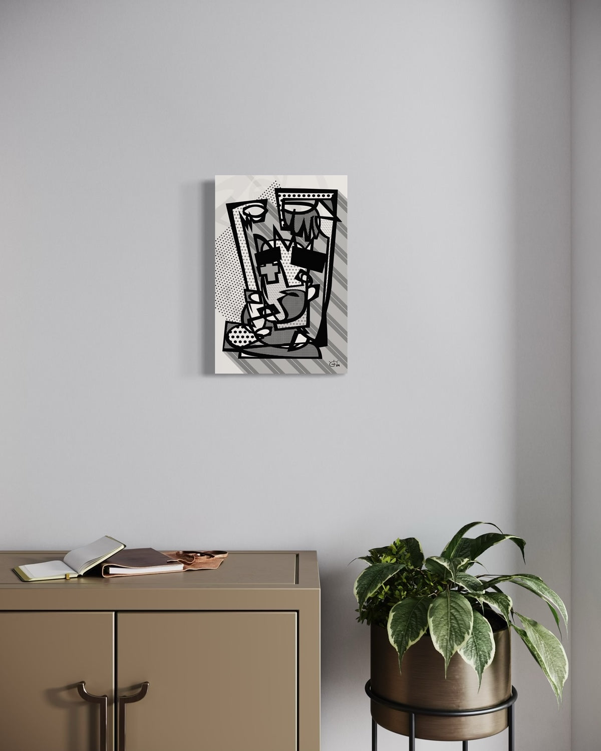 LIL WITCHA | Oneline canvas art print