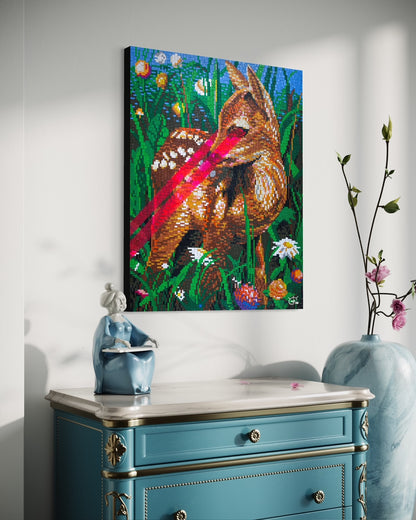 LASER BAMBI | Canvas print