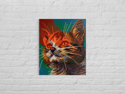 LASER CAT | Canvas print