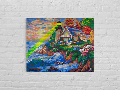 LASER TOWER | Canvas print