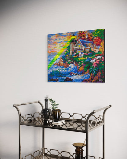 LASER TOWER | Canvas print
