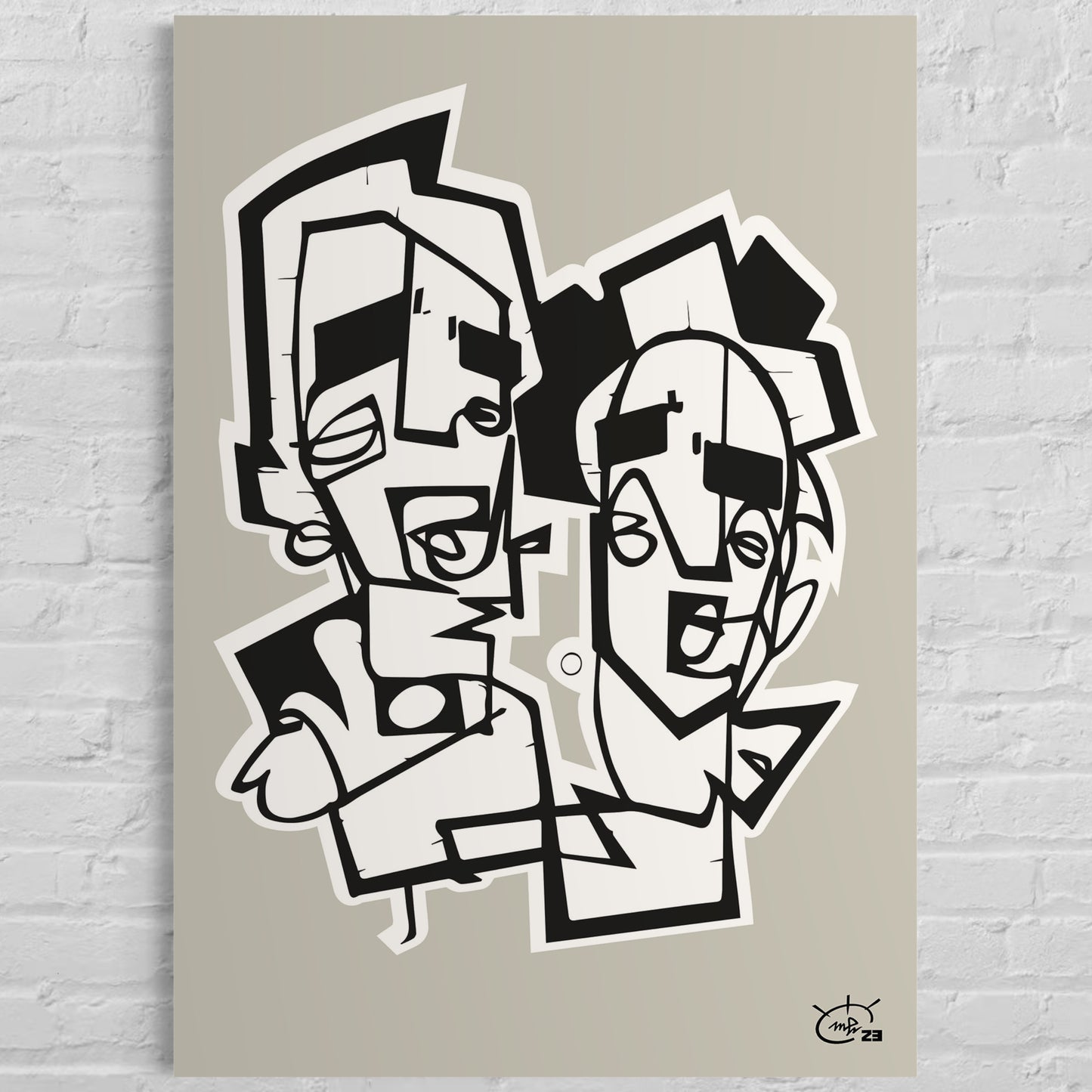 LAST BOYSCOUTS | Single line modern art poster