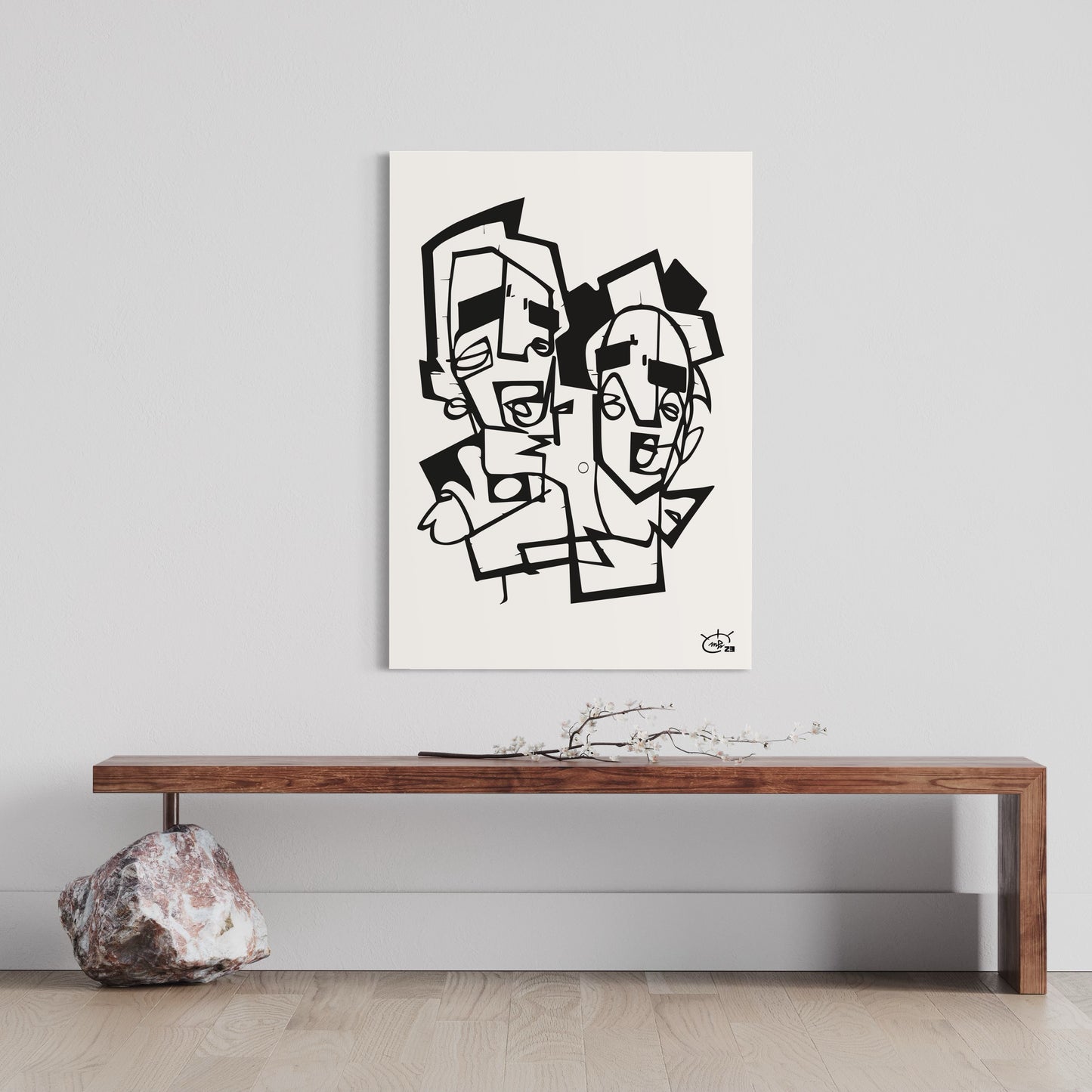 LAST BOYSCOUTS | Single line modern art poster