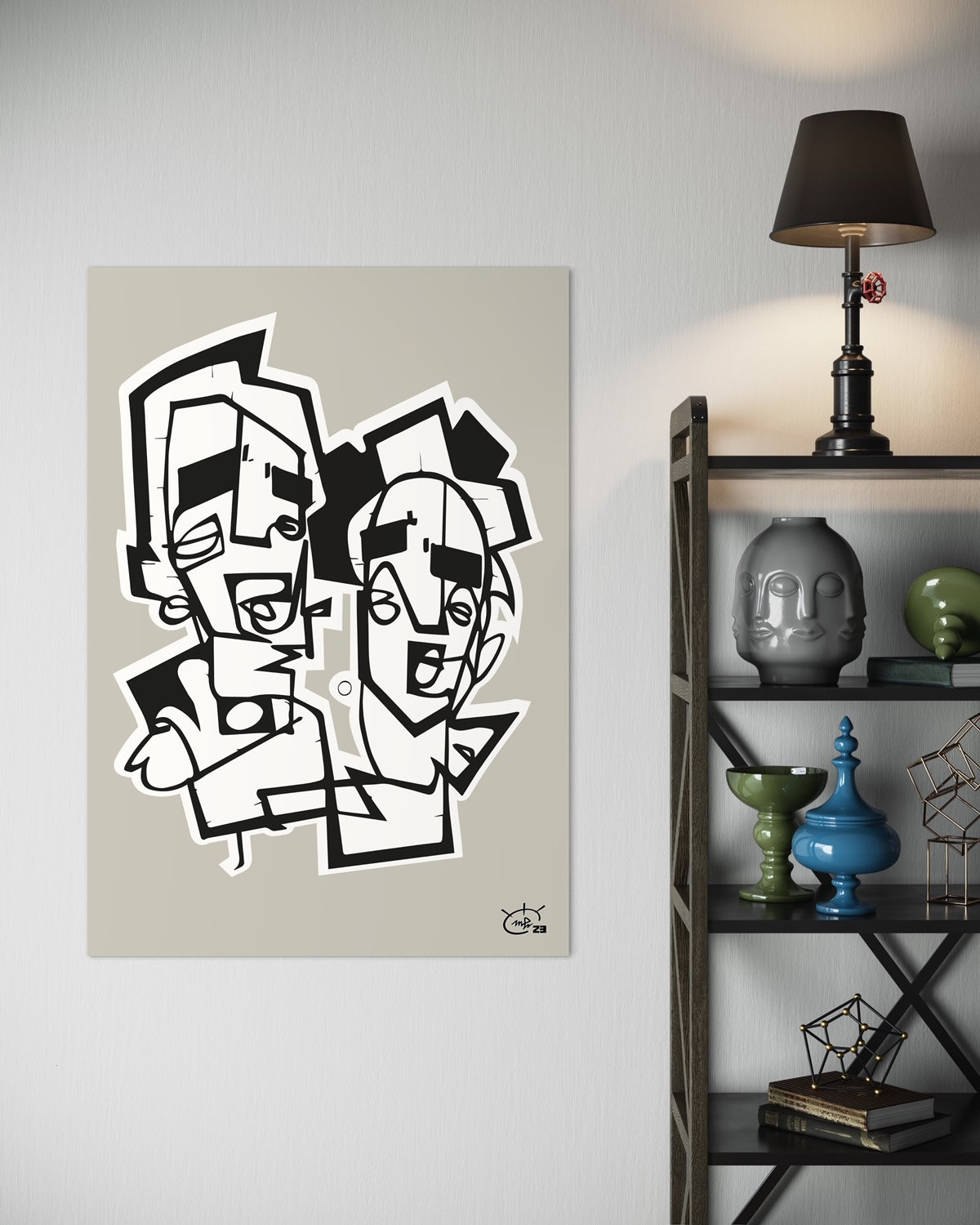 LAST BOYSCOUTS | Single line modern art poster