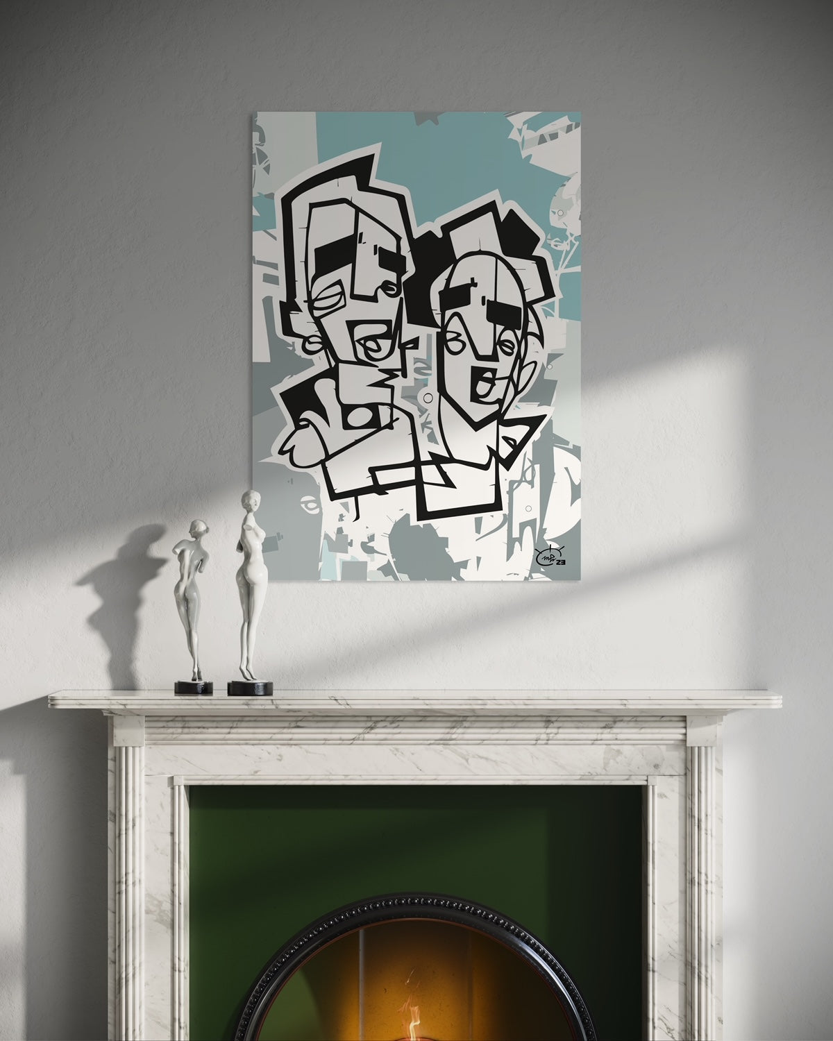LAST BOYSCOUTS | Single line modern art poster