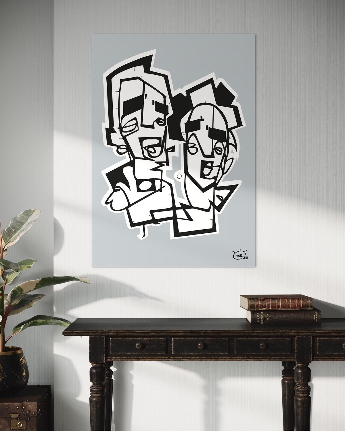 LAST BOYSCOUTS | Single line modern art poster