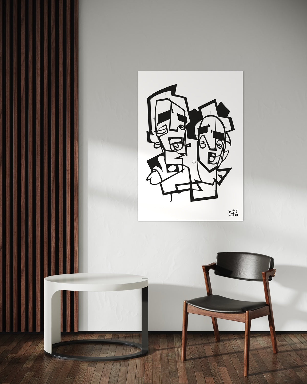 LAST BOYSCOUTS | Single line modern art poster