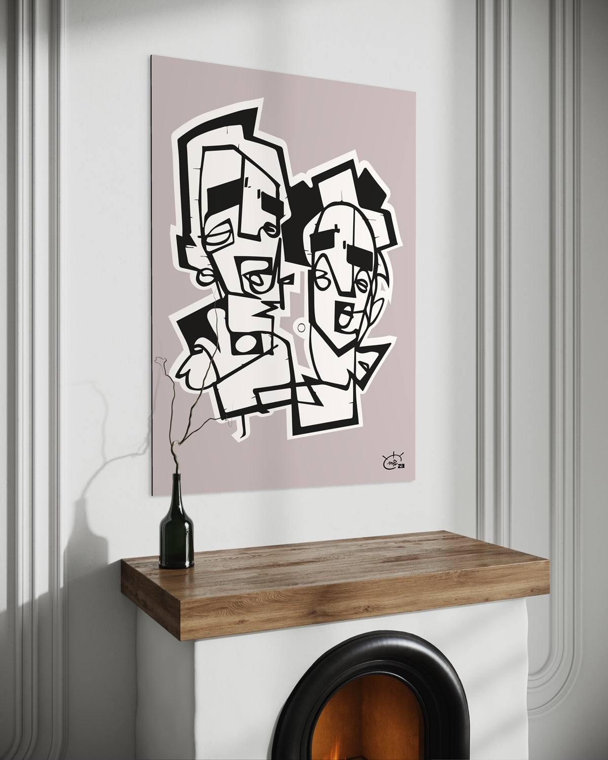 LAST BOYSCOUTS | Single line modern art poster