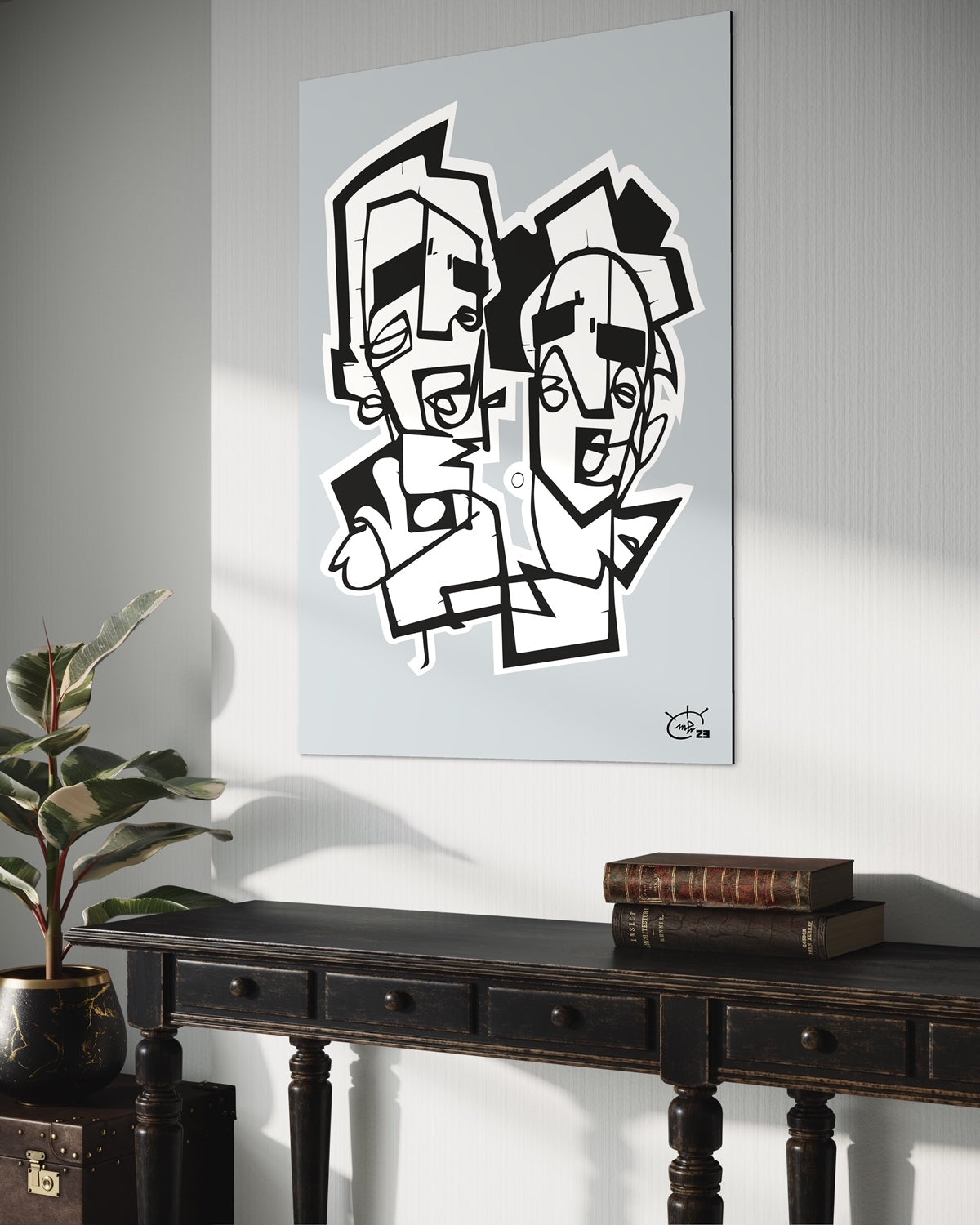 LAST BOYSCOUTS | Single line modern art poster