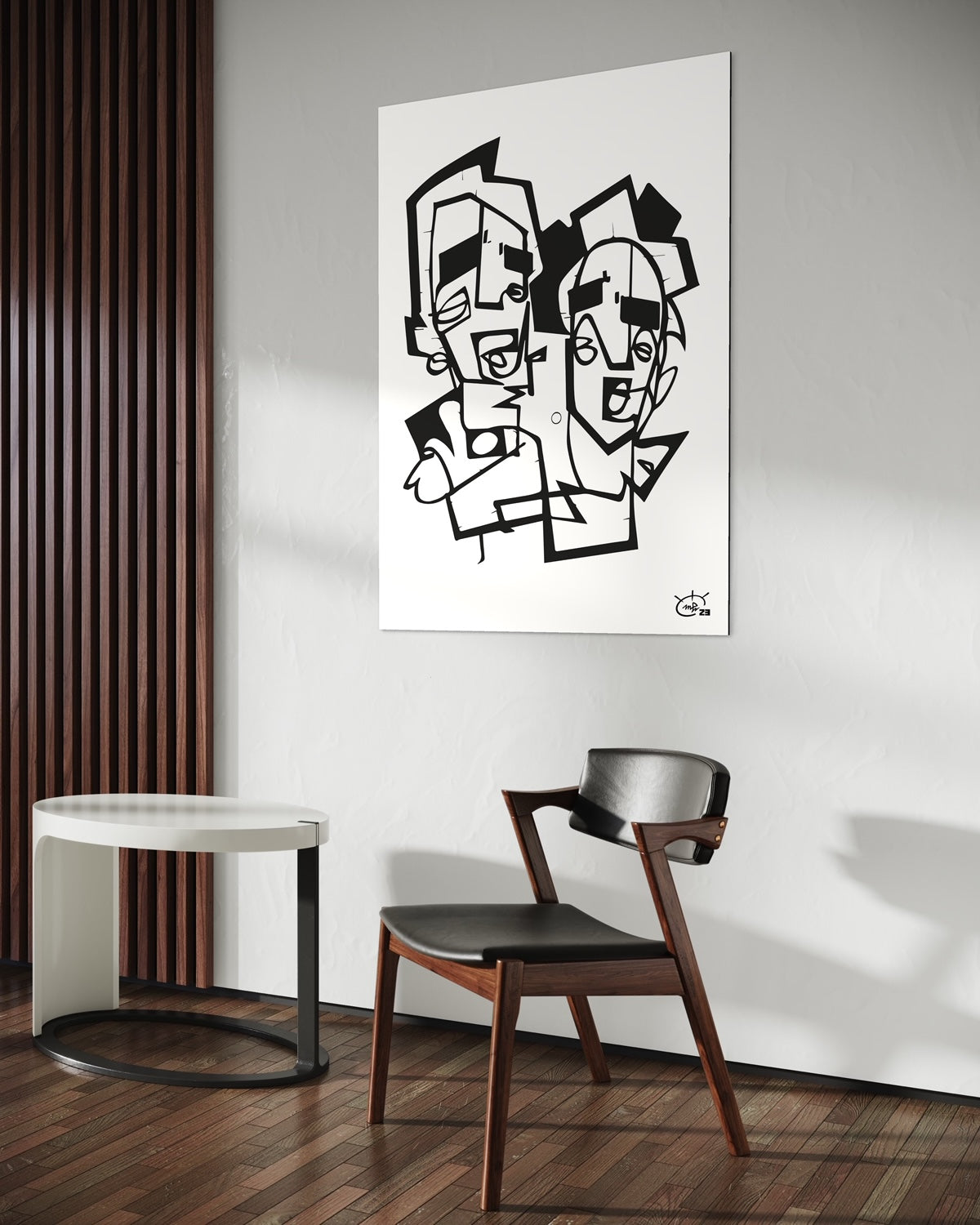 LAST BOYSCOUTS | Single line modern art poster