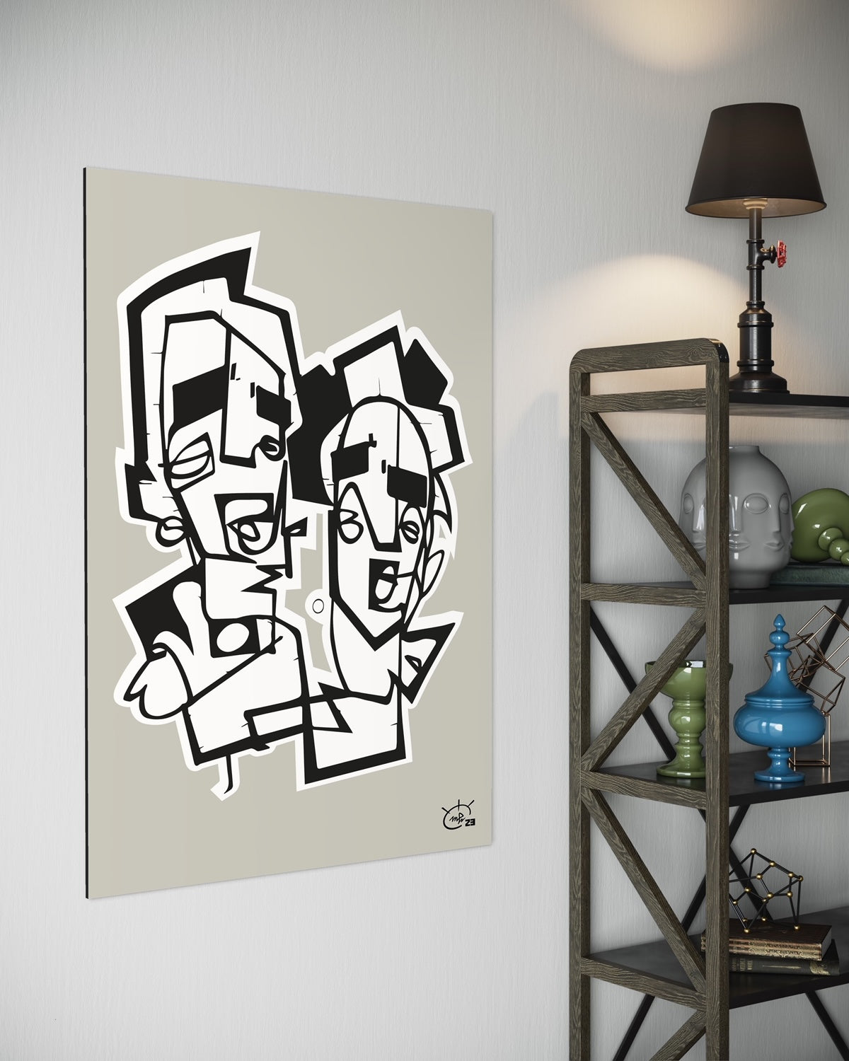 LAST BOYSCOUTS | Single line modern art poster