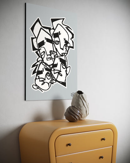 LIFE IS NO SUGAR LICKIN | Canvas print