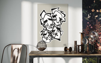 LIFE IS NO SUGAR LICKIN | Canvas print