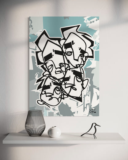 LIFE IS NO SUGAR LICKIN | Canvas print
