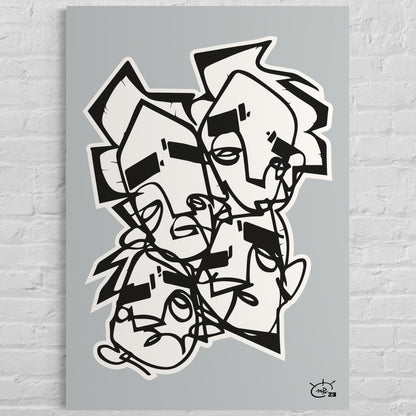 LIFE IS NO SUGAR LICKIN | Canvas print