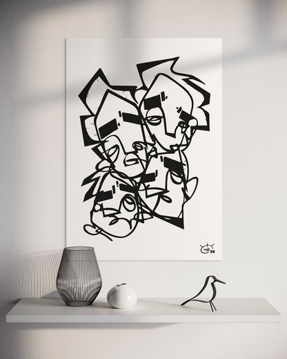 LIFES NO SUGARLICKIN | Fine art print