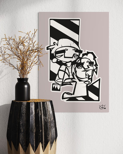 MEN AT WORK | Canvas print