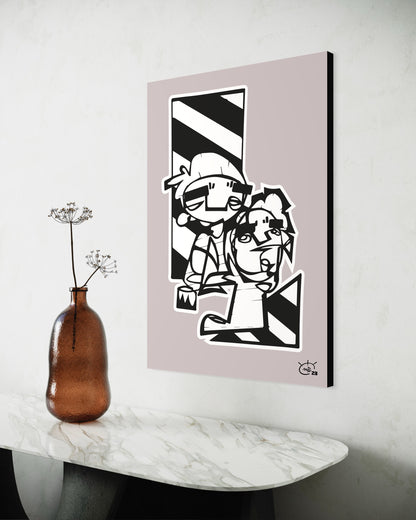 MEN AT WORK | Canvas print