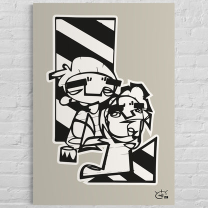 MEN AT WORK | Canvas print