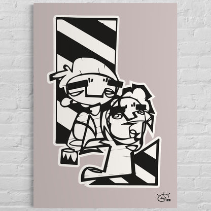 MEN AT WORK | Canvas print