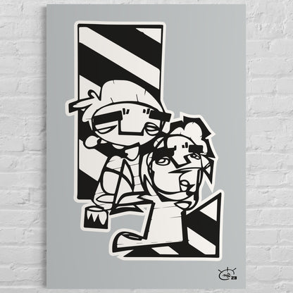 MEN AT WORK | Canvas print