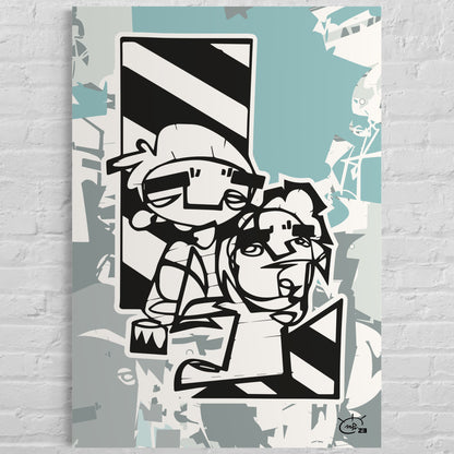 MEN AT WORK | Canvas print