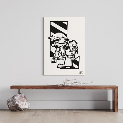 MEN AT WORK | Canvas print