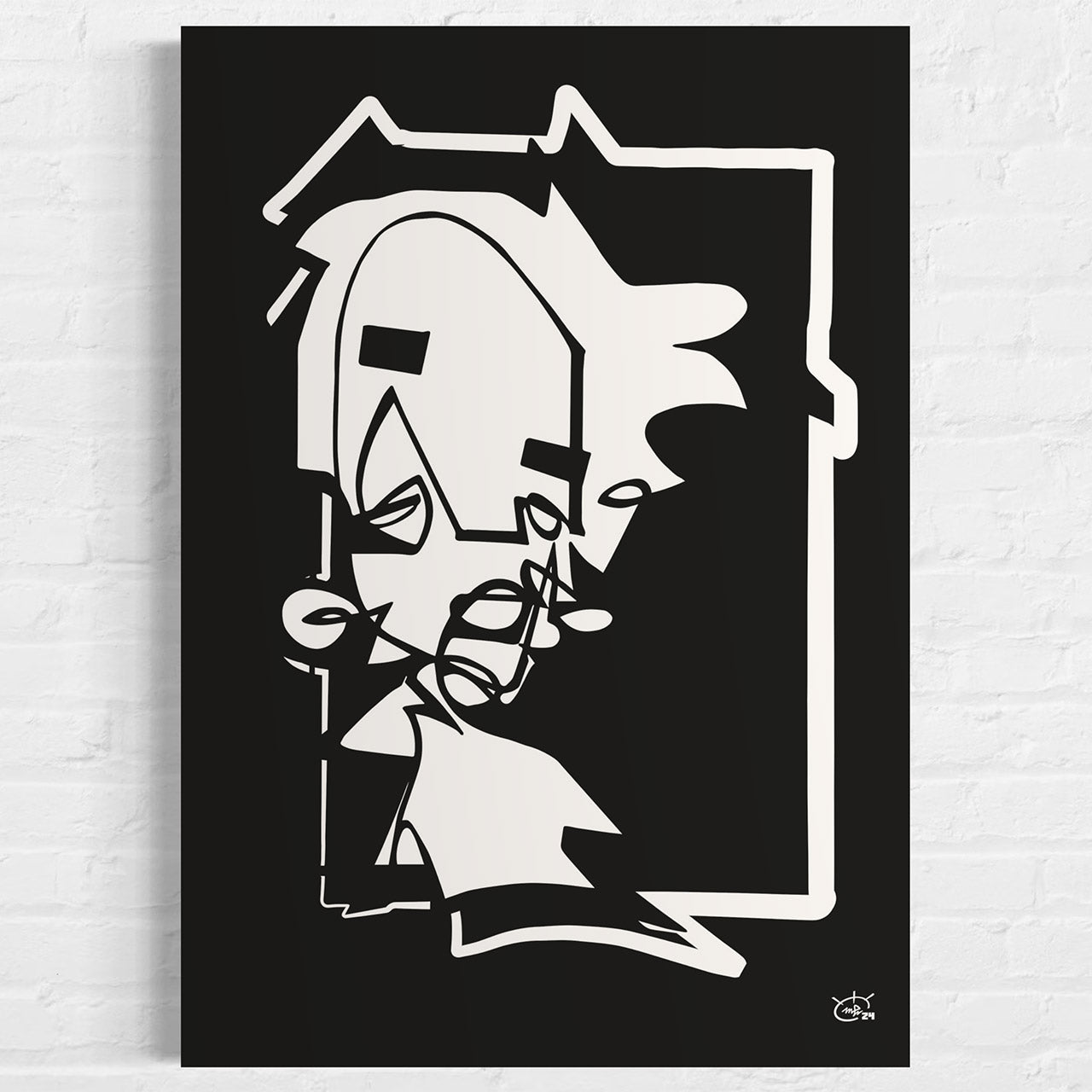 MISS HOLLE | One line modern art poster