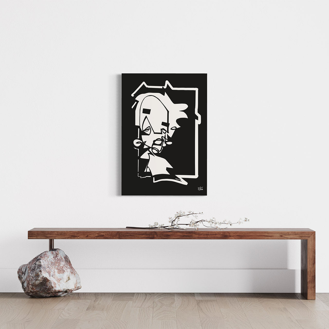 MISS HOLLE | One line modern art poster