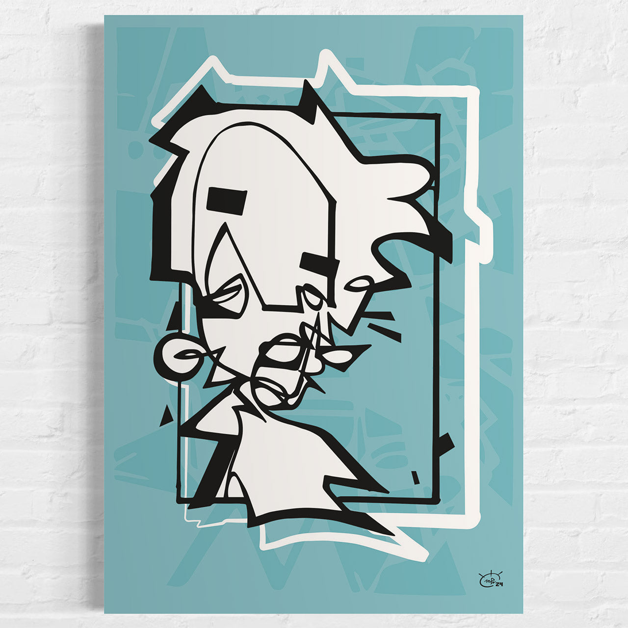 MISS HOLLE | One line modern art poster