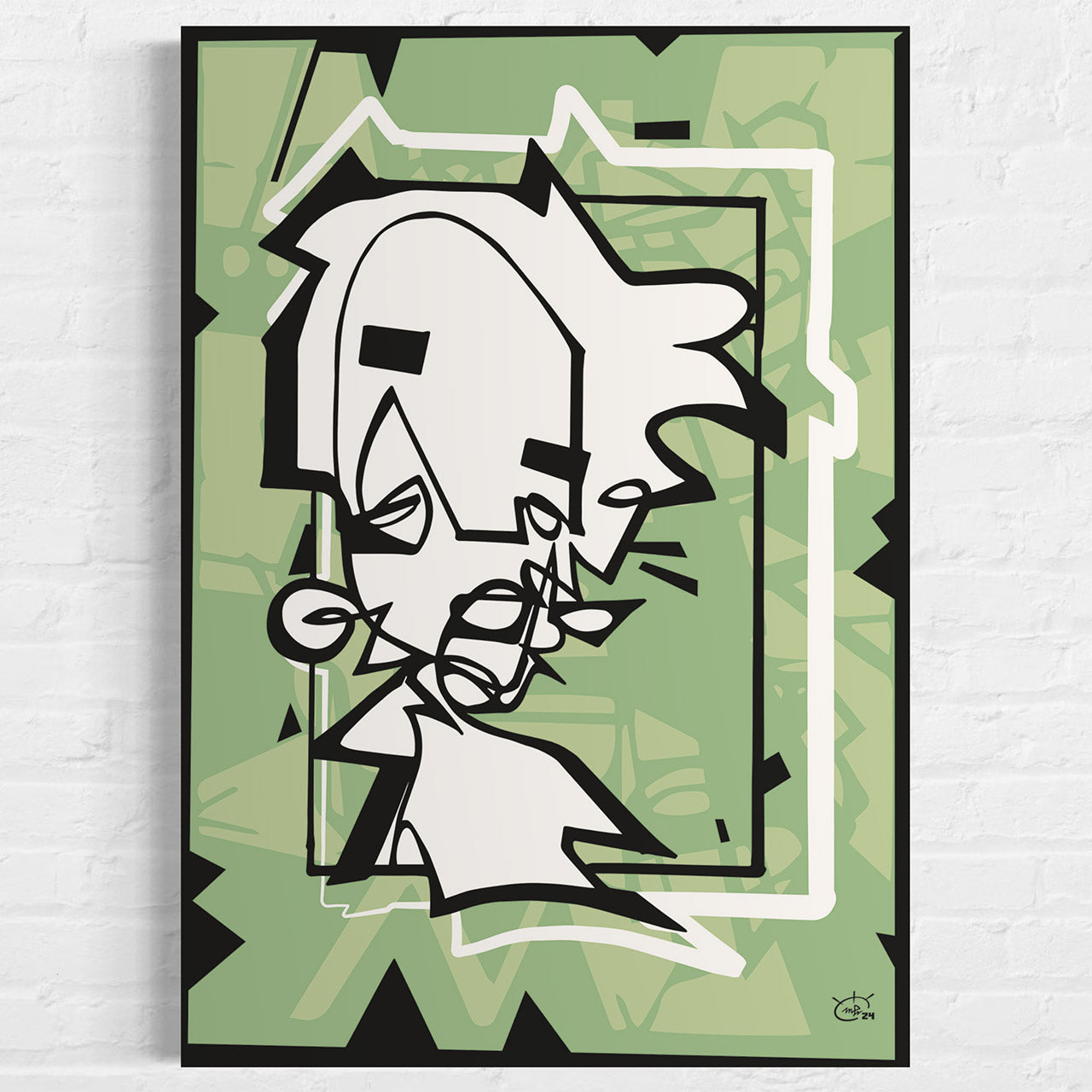 MISS HOLLE | One line modern art poster