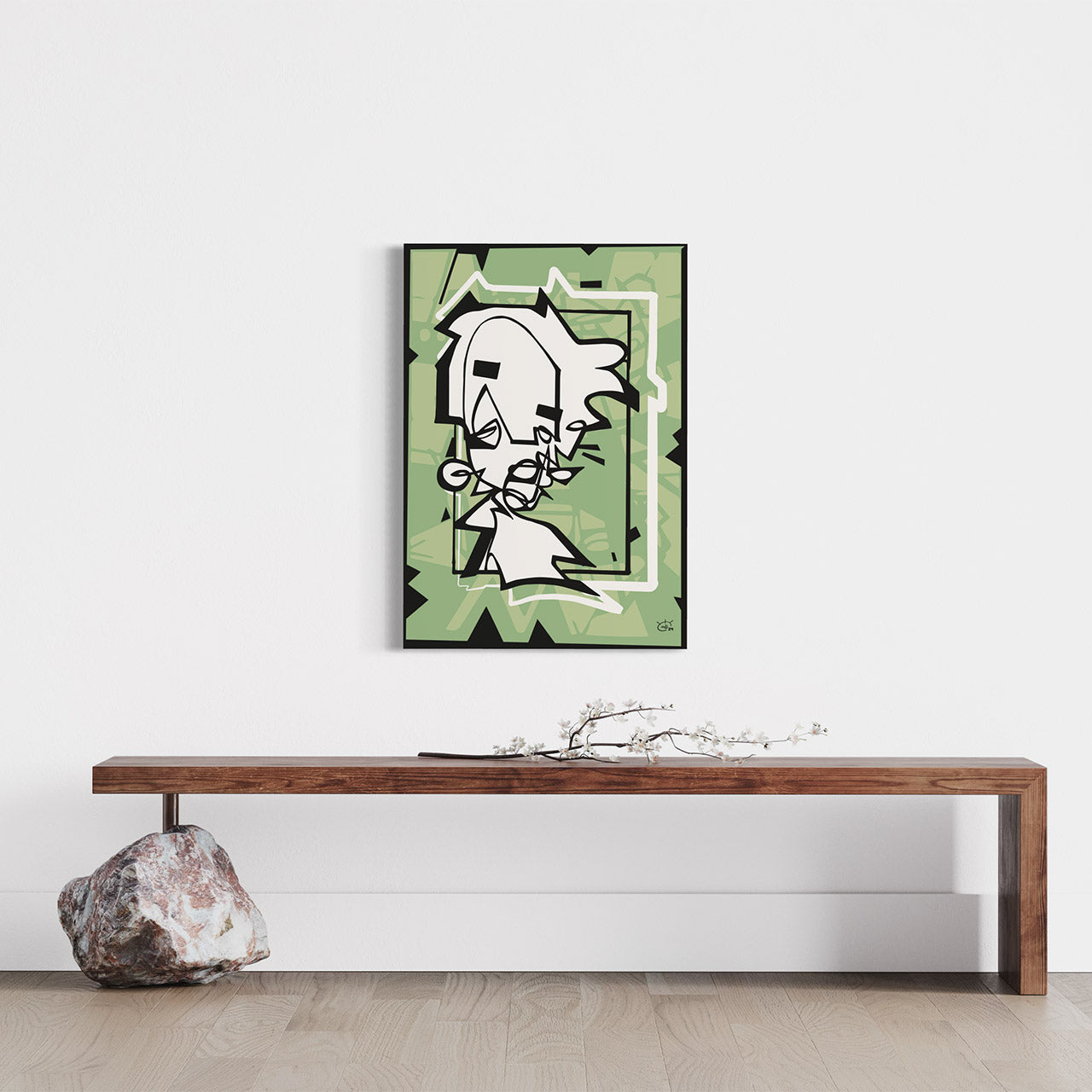 MISS HOLLE | One line modern art poster