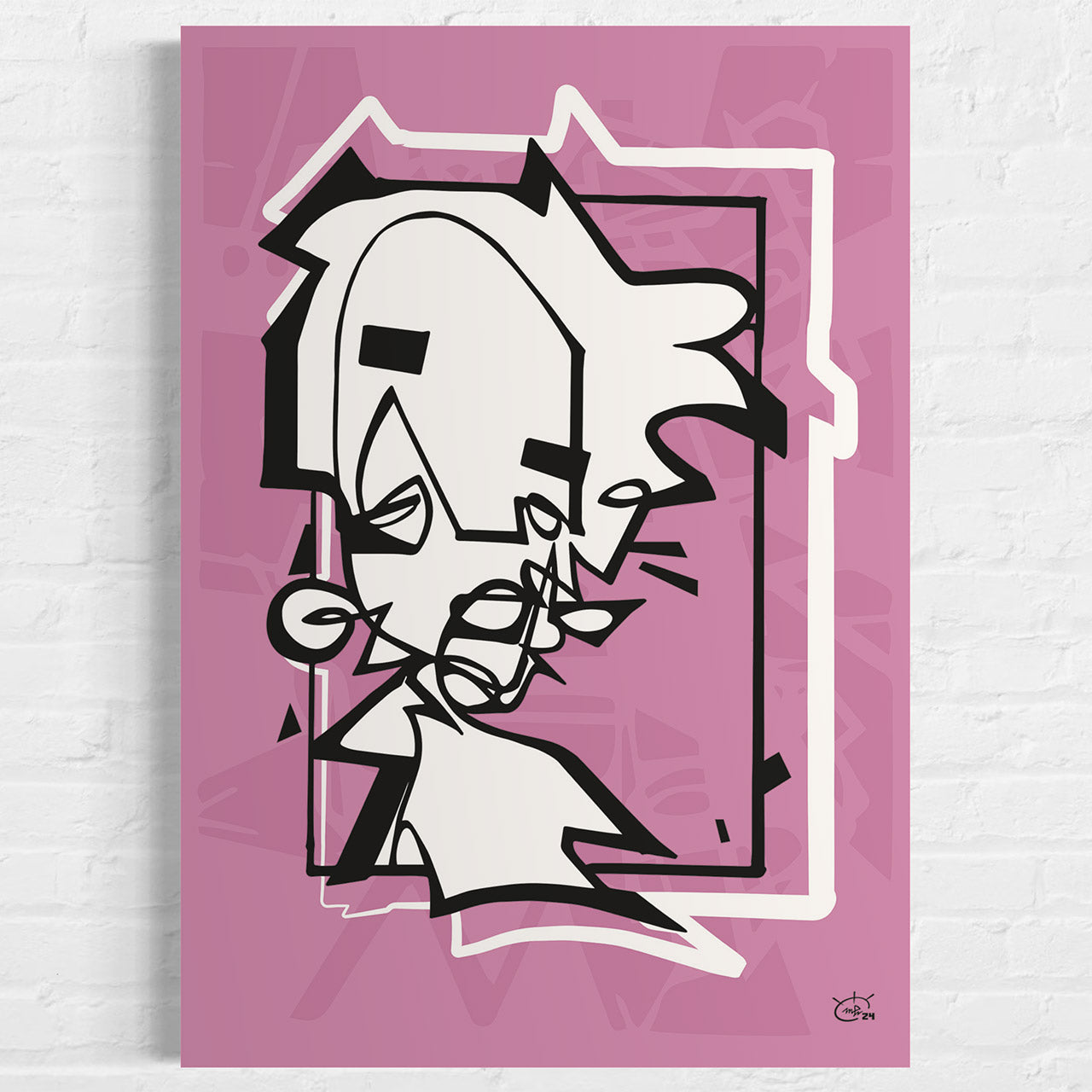 MISS HOLLE | One line modern art poster