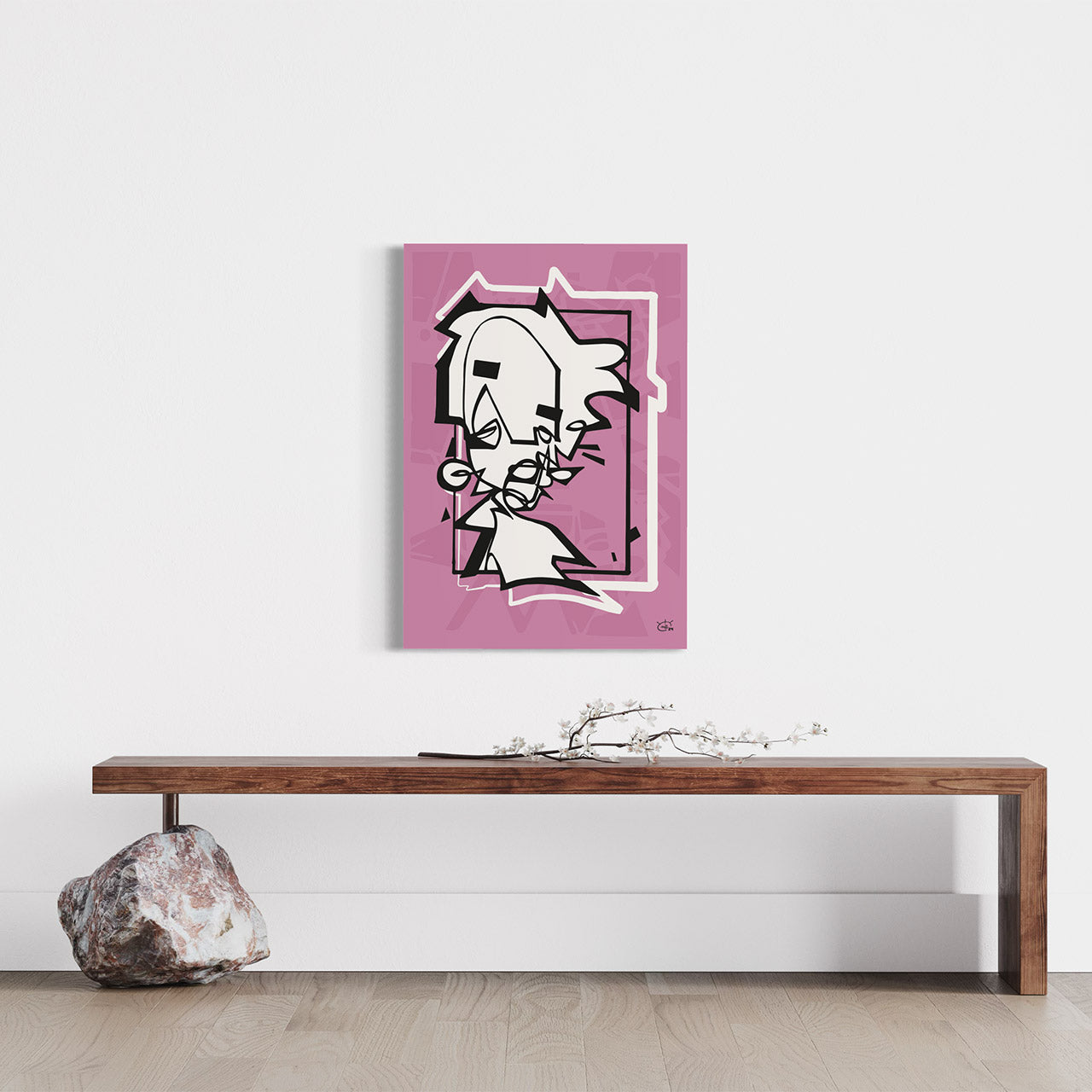 MISS HOLLE | One line modern art poster