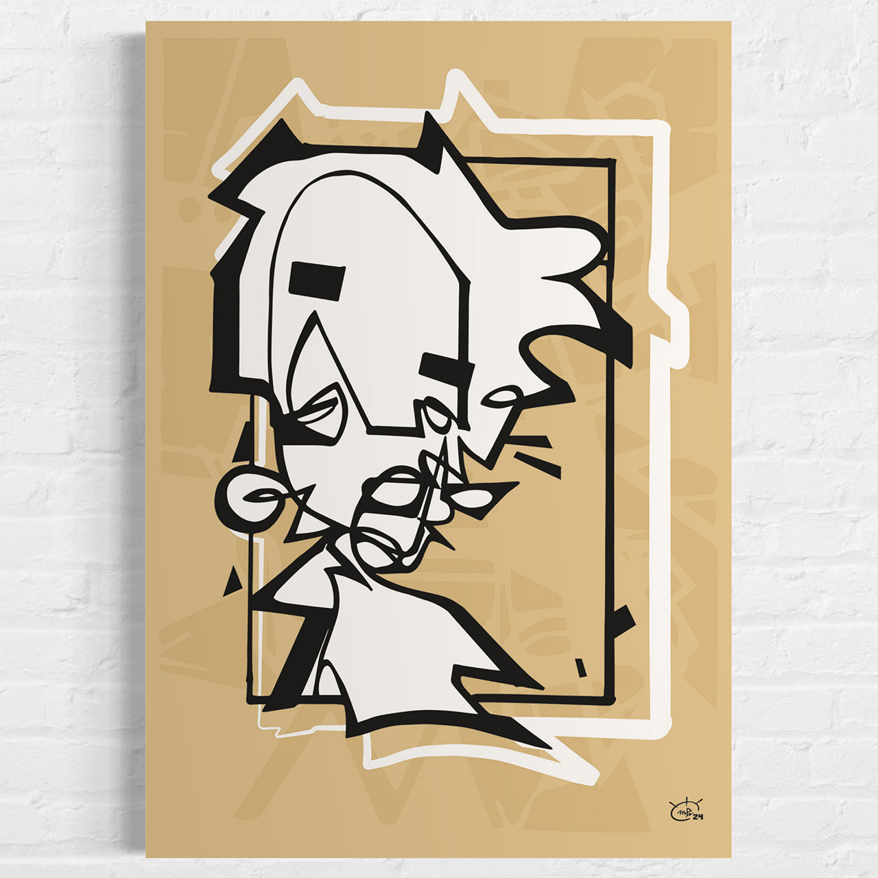 MISS HOLLE | One line modern art poster