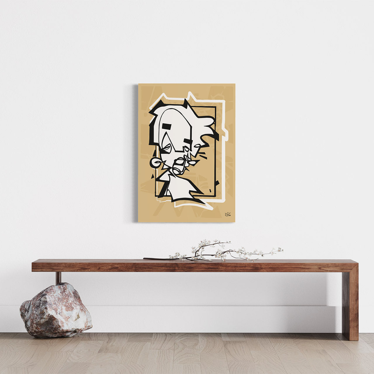 MISS HOLLE | One line modern art poster