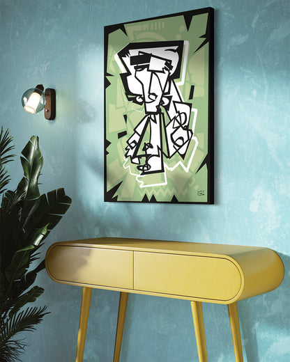 MR RACKET | Canvas print