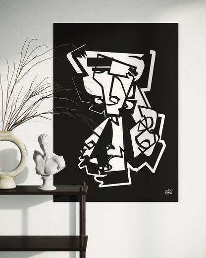 MR RACKET | Fine art print