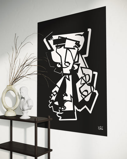 MR RACKET | Fine art print