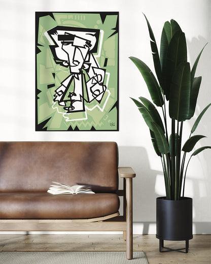 MR RACKET | Fine art print