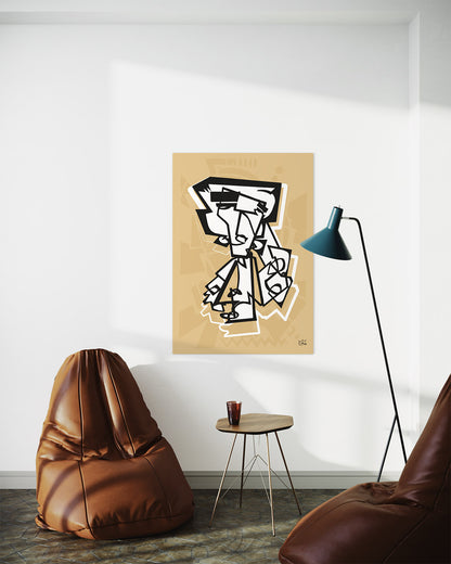 MR RACKET | Fine art print