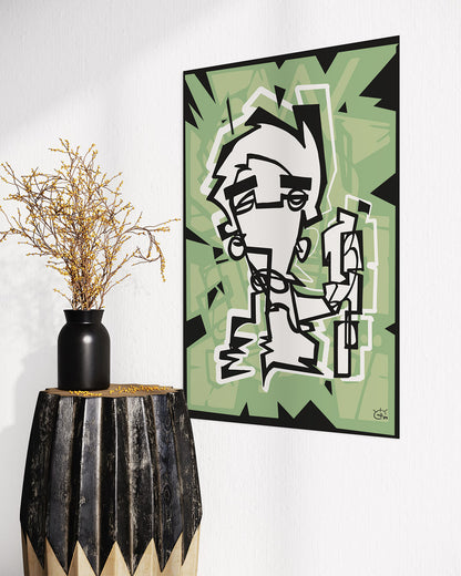 NUNCHUK | Fine art print