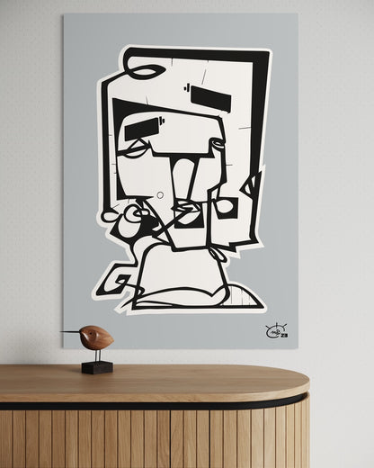 SQUAREHEAD | Canvas print