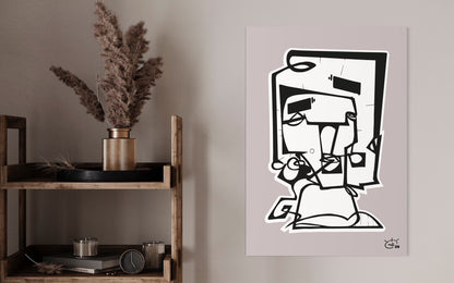 SQUAREHEAD | Canvas print